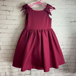 Janie and Jack size 4 deep red special occasion dress